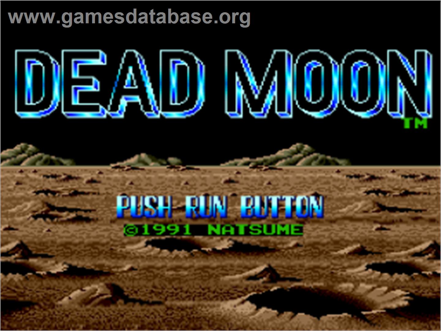 Dead Moon - NEC TurboGrafx-16 - Artwork - Title Screen