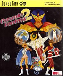 Box cover for Cosmic Fantasy 2 on the NEC TurboGrafx CD.