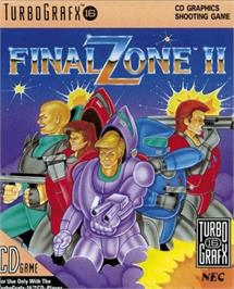 Box cover for Final Zone 2 on the NEC TurboGrafx CD.