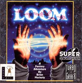 Box cover for Loom on the NEC TurboGrafx CD.