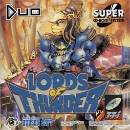 Box cover for Lords of Thunder on the NEC TurboGrafx CD.