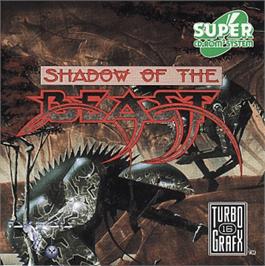 Box cover for Shadow of the Beast on the NEC TurboGrafx CD.
