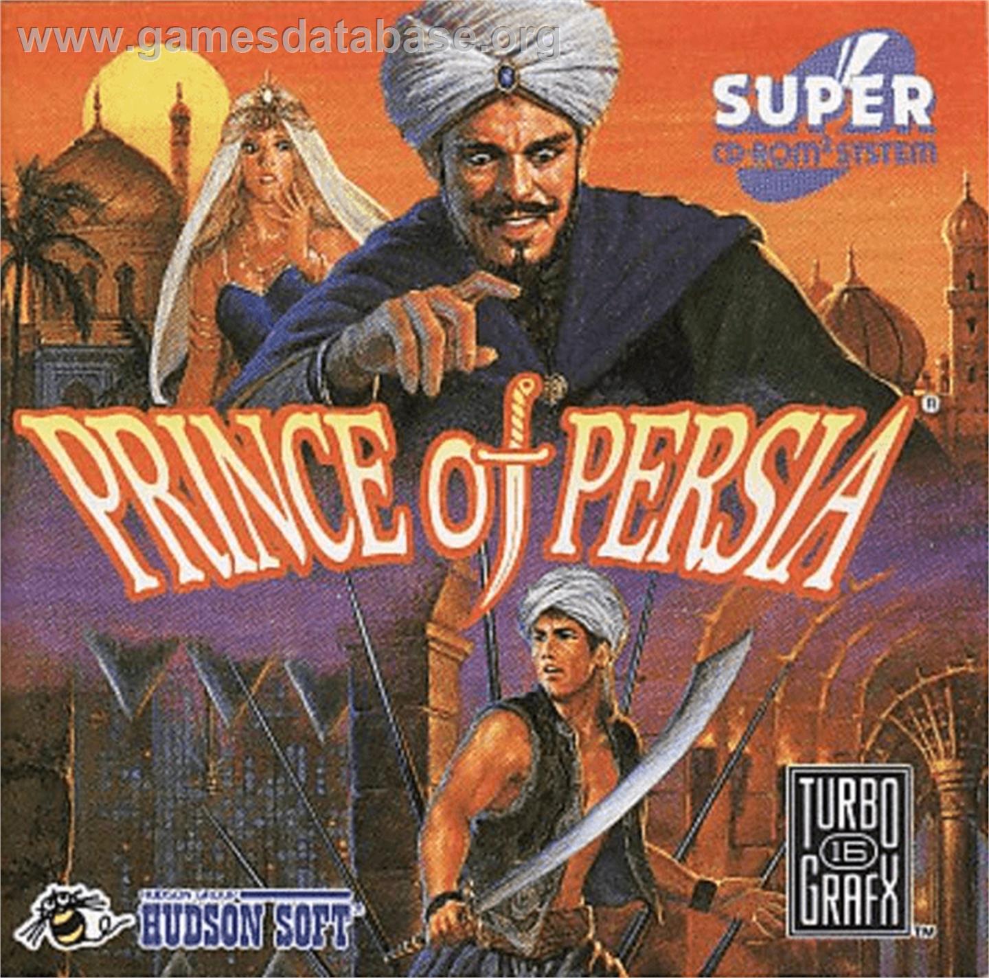 Prince of Persia - NEC TurboGrafx CD - Artwork - Box