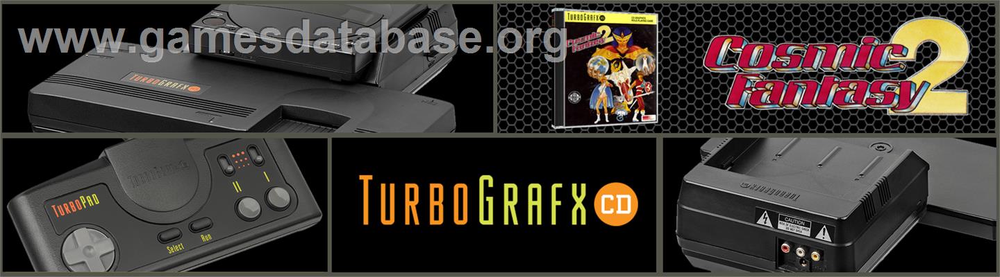 Cosmic Fantasy 2 - NEC TurboGrafx CD - Artwork - Marquee