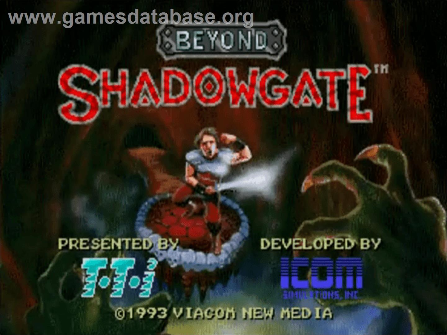 Beyond Shadowgate - NEC TurboGrafx CD - Artwork - Title Screen