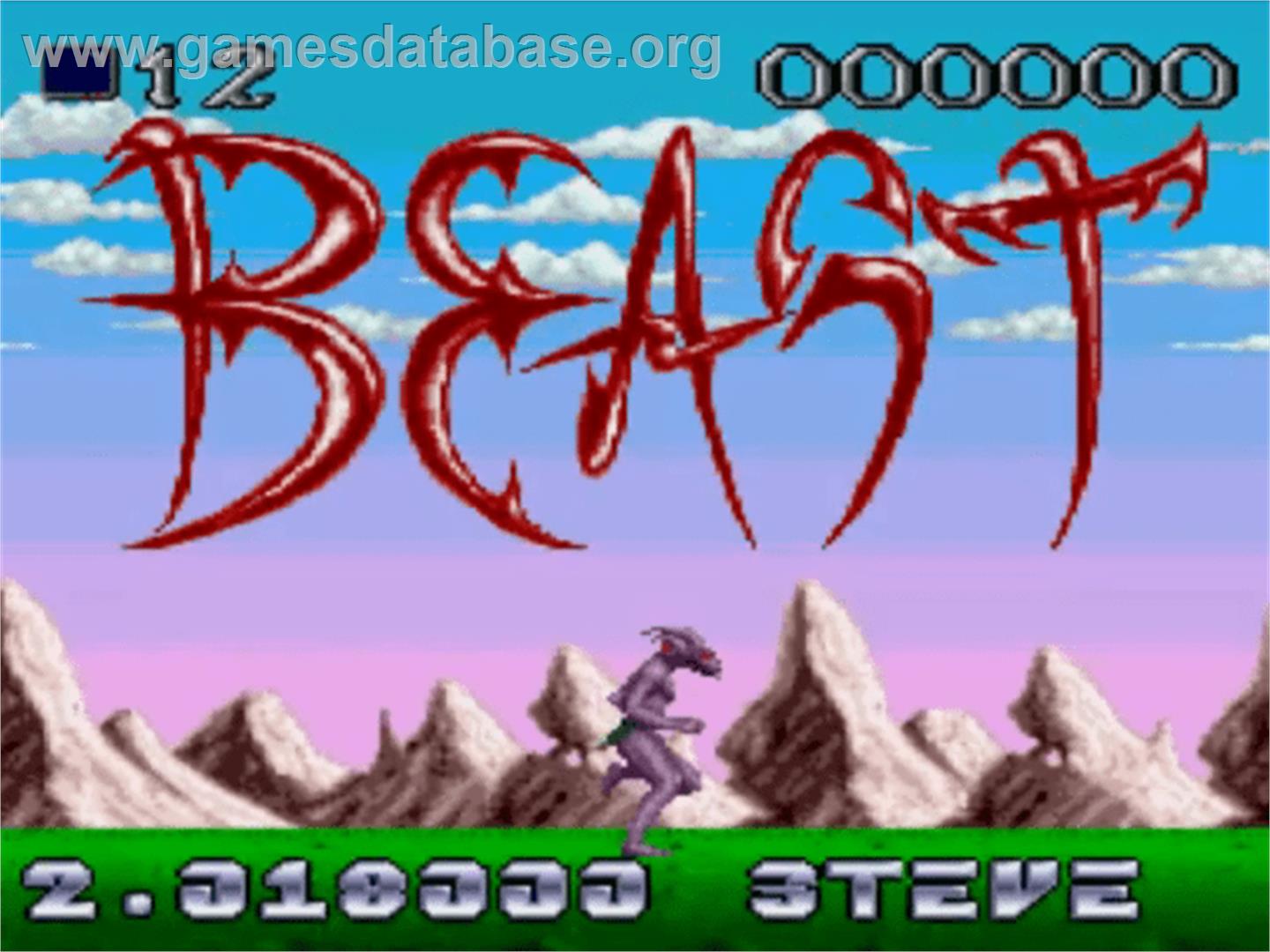 Shadow of the Beast - NEC TurboGrafx CD - Artwork - Title Screen