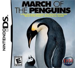 Box cover for March of the Penguins on the Nintendo DS.