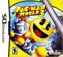 Box cover for Pac-Man World 3 on the Nintendo DS.