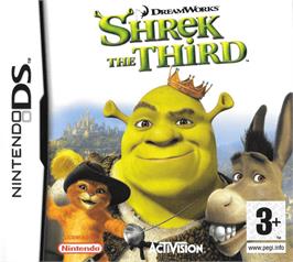 Box cover for Shrek the Third on the Nintendo DS.