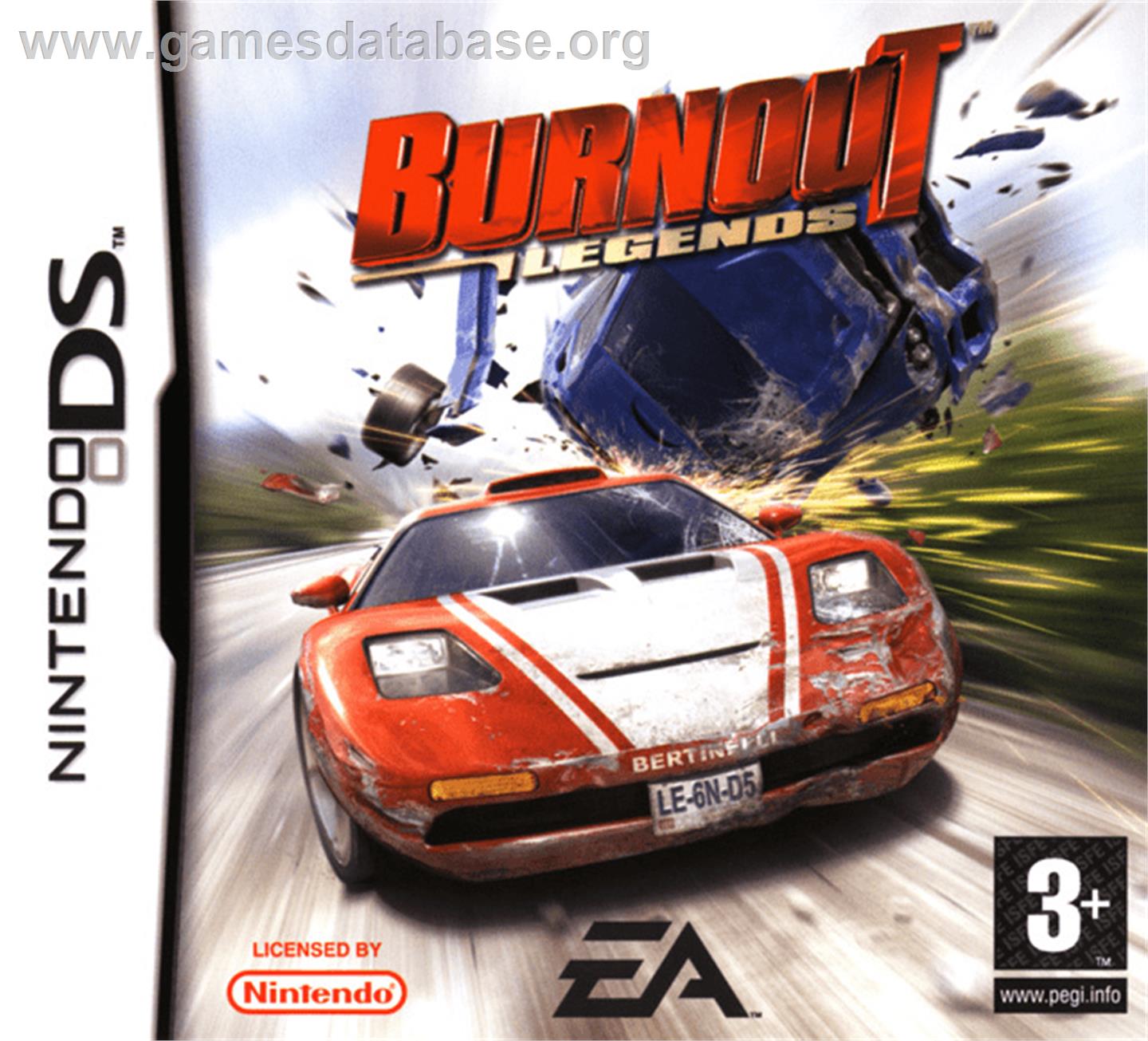 Burnout Legends - Nintendo DS - Artwork - Box