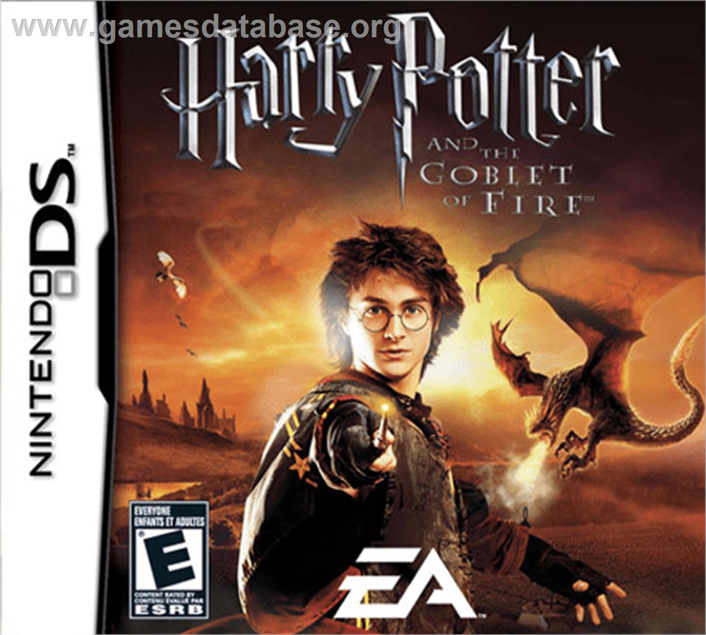 Harry Potter and the Goblet of Fire - Nintendo DS - Artwork - Box