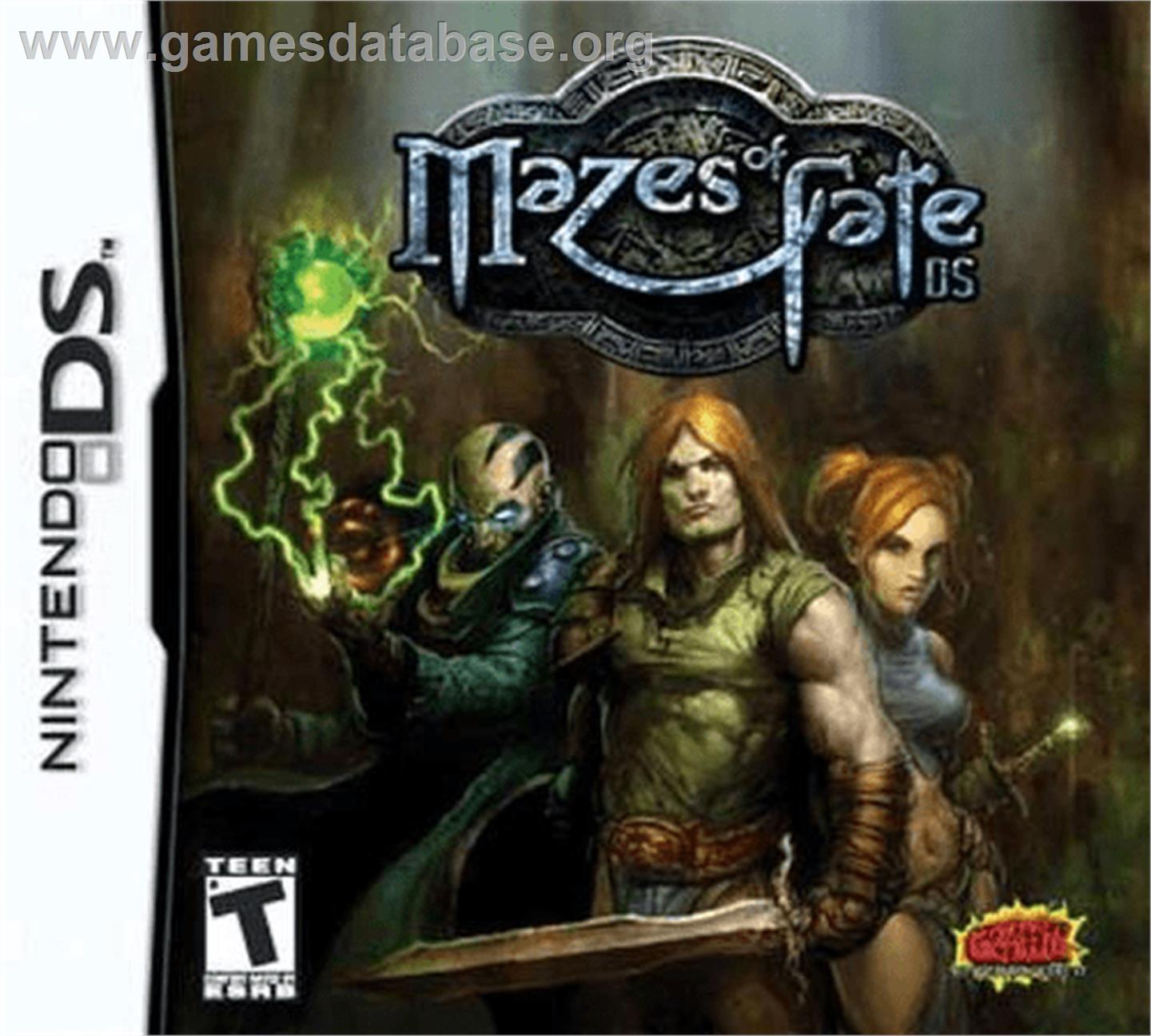 Mazes of Fate - Nintendo DS - Artwork - Box