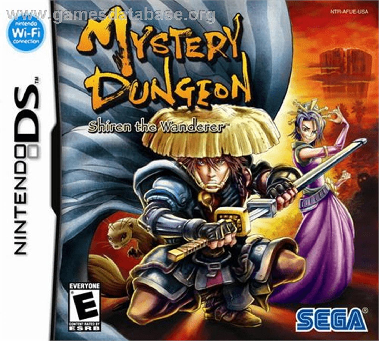 Mystery Dungeon: Shiren the Wanderer - Nintendo DS - Artwork - Box