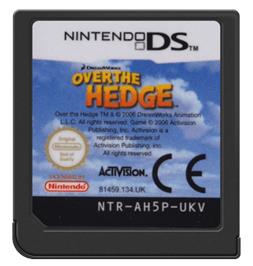Cartridge artwork for Over the Hedge on the Nintendo DS.