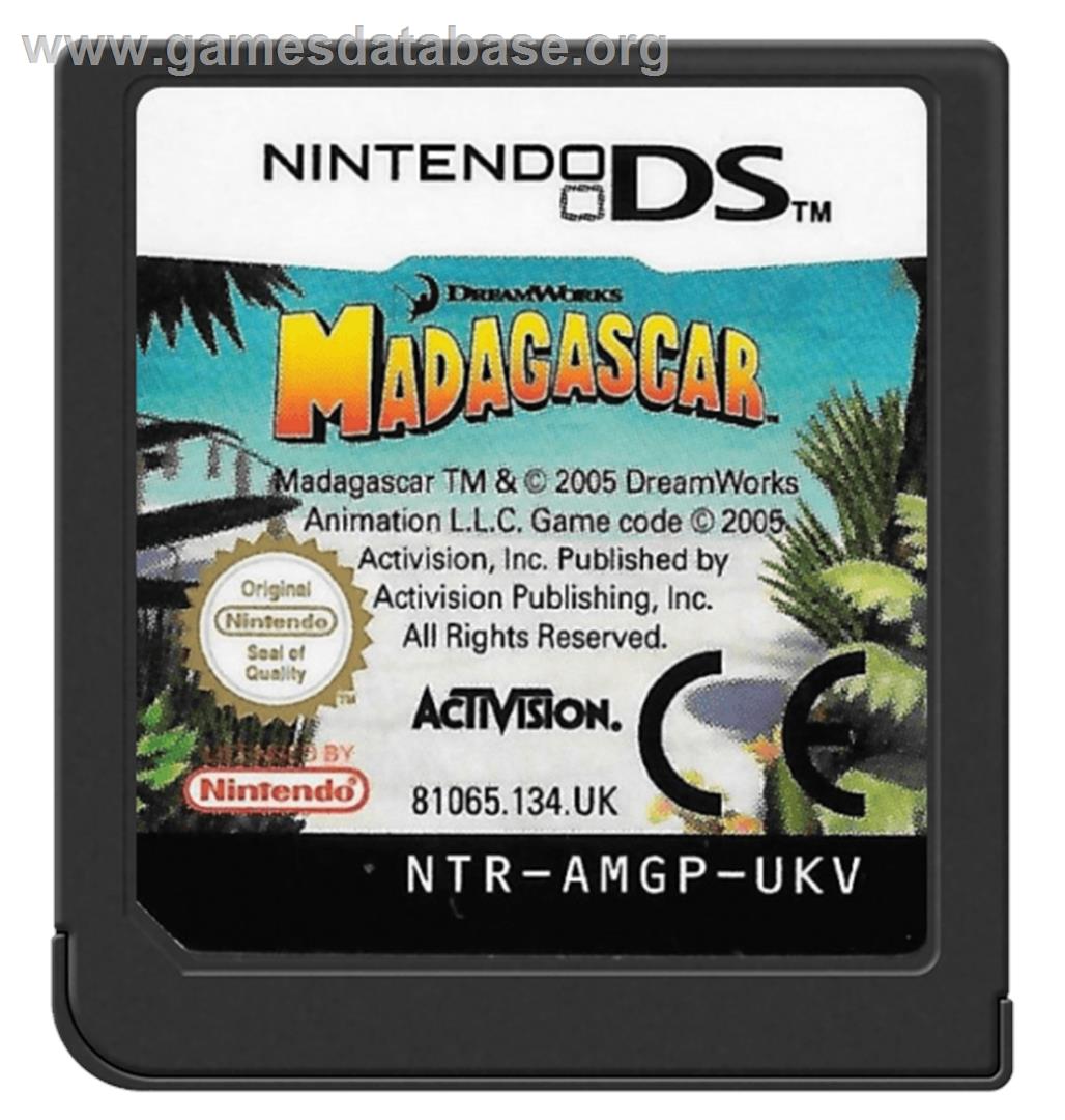 Madagascar - Nintendo DS - Artwork - Cartridge