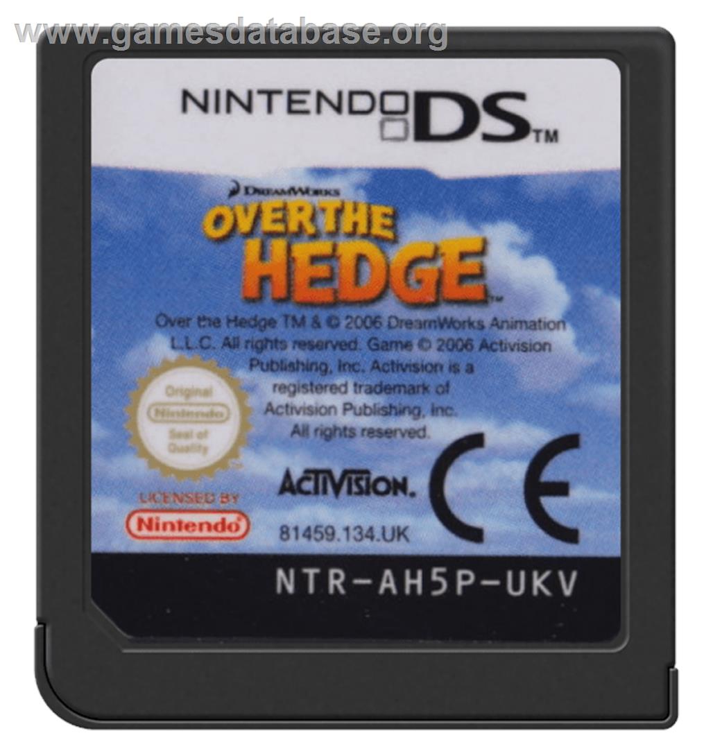 Over the Hedge: Hammy Goes Nuts - Nintendo DS - Artwork - Cartridge