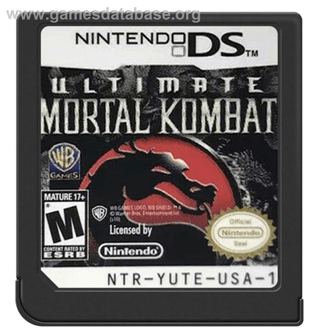 Ultimate Mortal Kombat 3 - Nintendo DS - Artwork - Cartridge