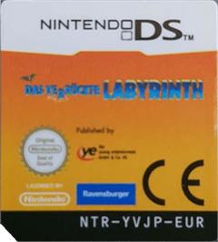 Top of cartridge artwork for Labyrinth on the Nintendo DS.