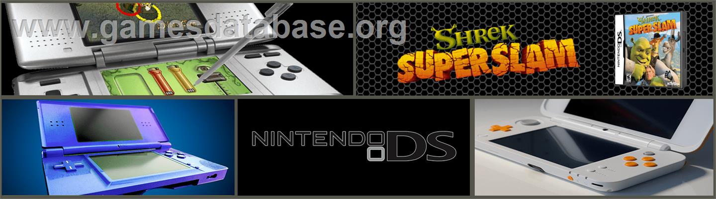 Shrek SuperSlam - Nintendo DS - Artwork - Marquee