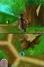In game image of Over the Hedge on the Nintendo DS.