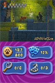 In game image of Scooby Doo! Unmasked on the Nintendo DS.