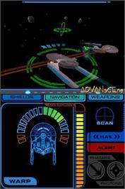 In game image of Star Trek Tactical Assault on the Nintendo DS.