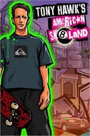 Title screen of Tony Hawk's American Sk8land on the Nintendo DS.