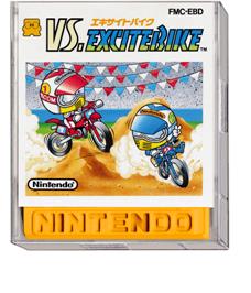 Box cover for Vs. Excitebike on the Nintendo Famicom Disk System.