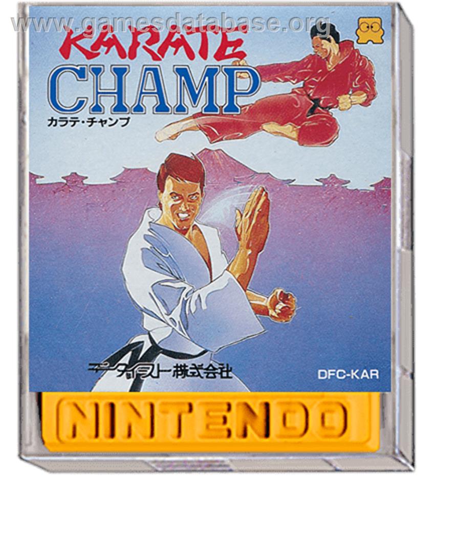 Karate Champ - Nintendo Famicom Disk System - Artwork - Box
