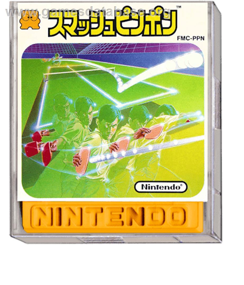 Smash Ping Pong - Nintendo Famicom Disk System - Artwork - Box