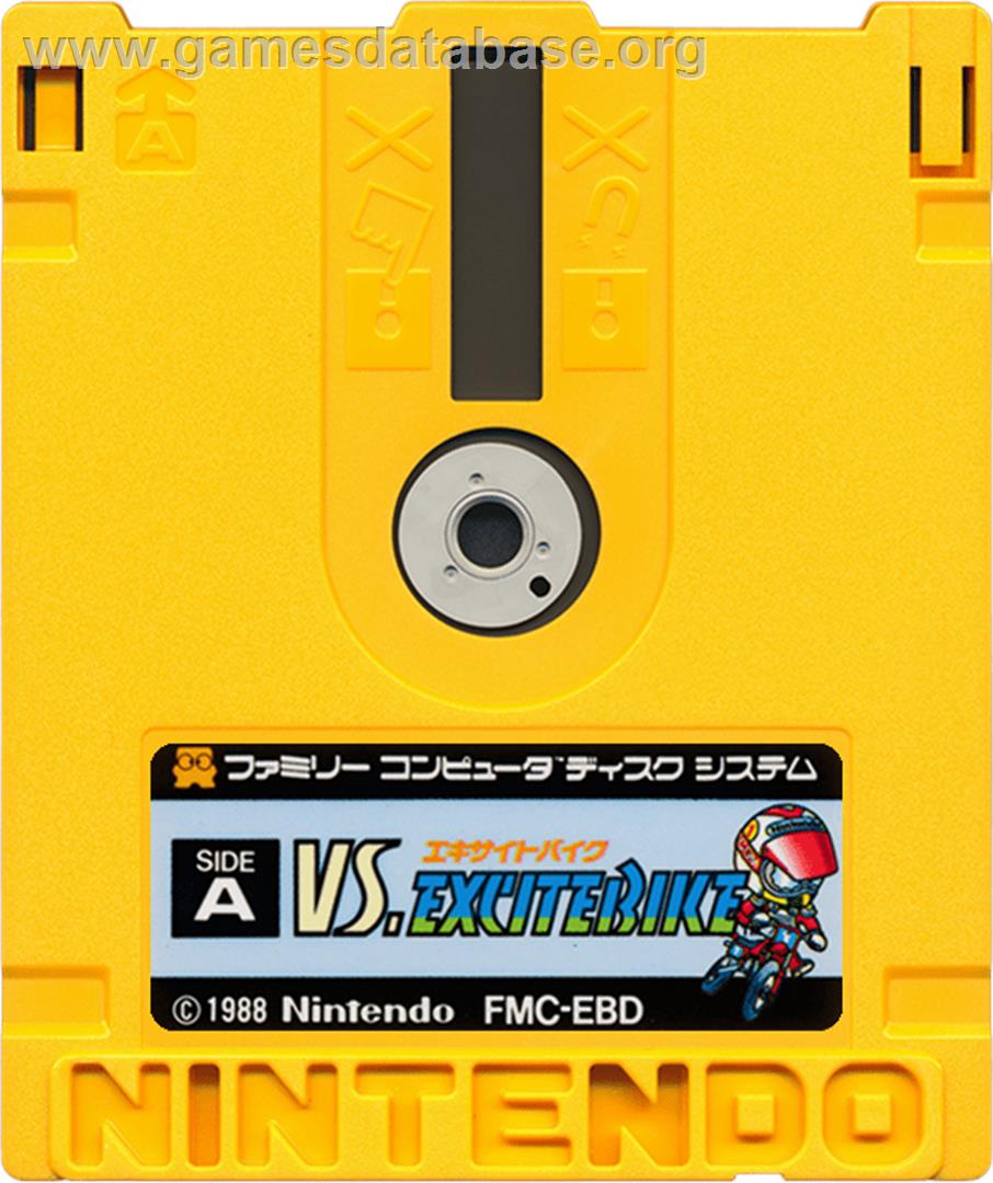 Vs. Excitebike - Nintendo Famicom Disk System - Artwork - Cartridge