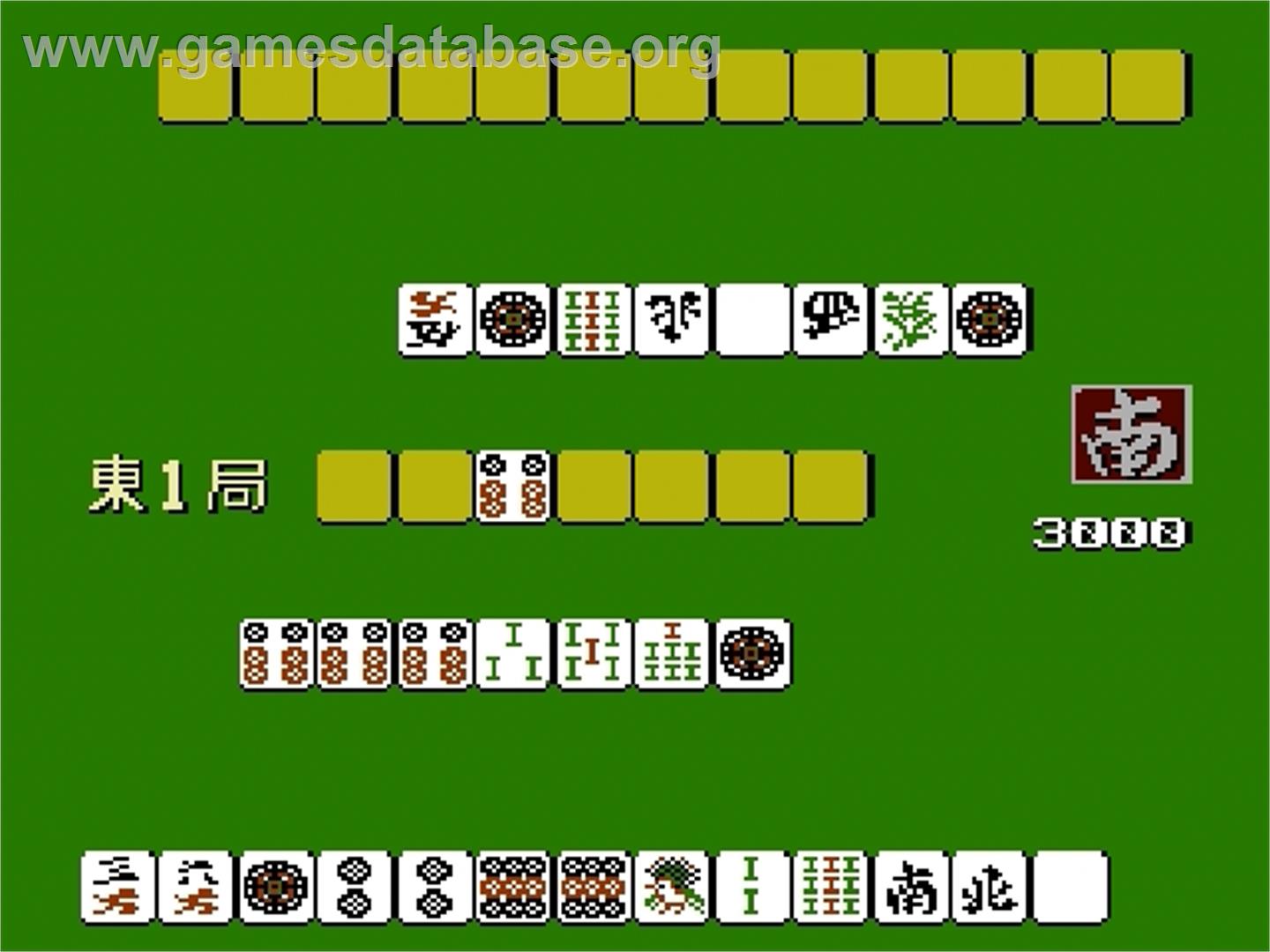 Bishoujo Mahjong Club - Nintendo Famicom Disk System - Artwork - In Game