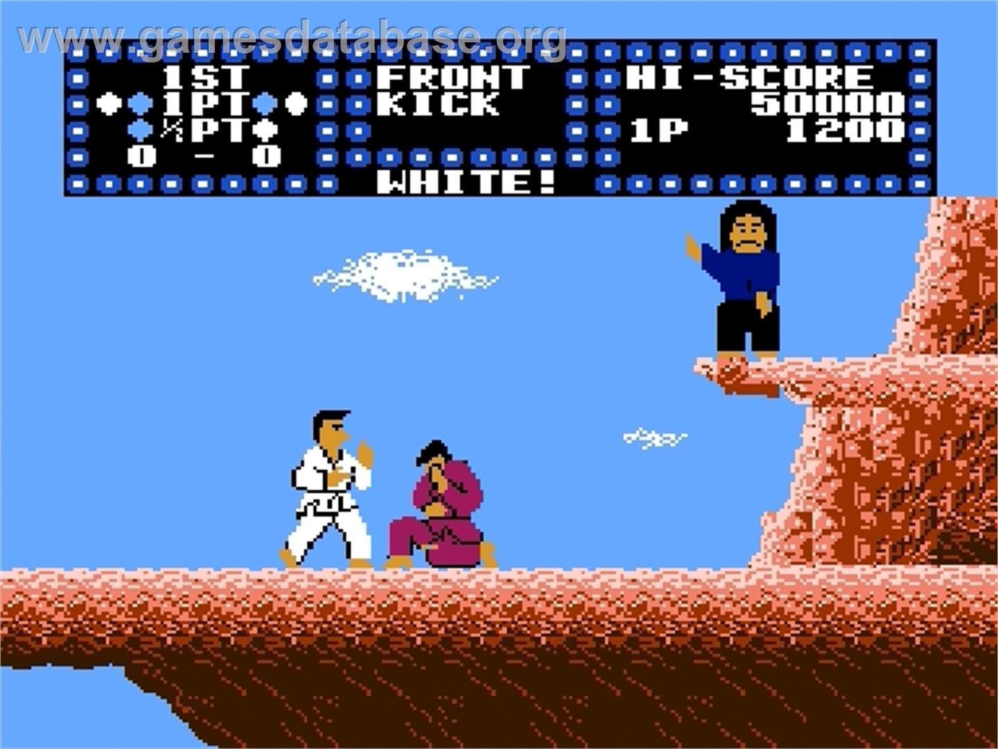 Karate Champ - Nintendo Famicom Disk System - Artwork - In Game