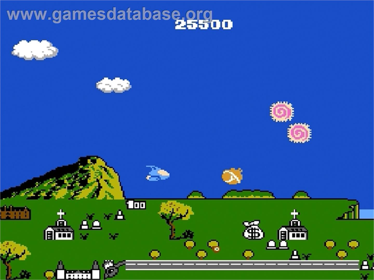 Moero TwinBee - Cinnamon Hakase wo Sukue! - Nintendo Famicom Disk System - Artwork - In Game