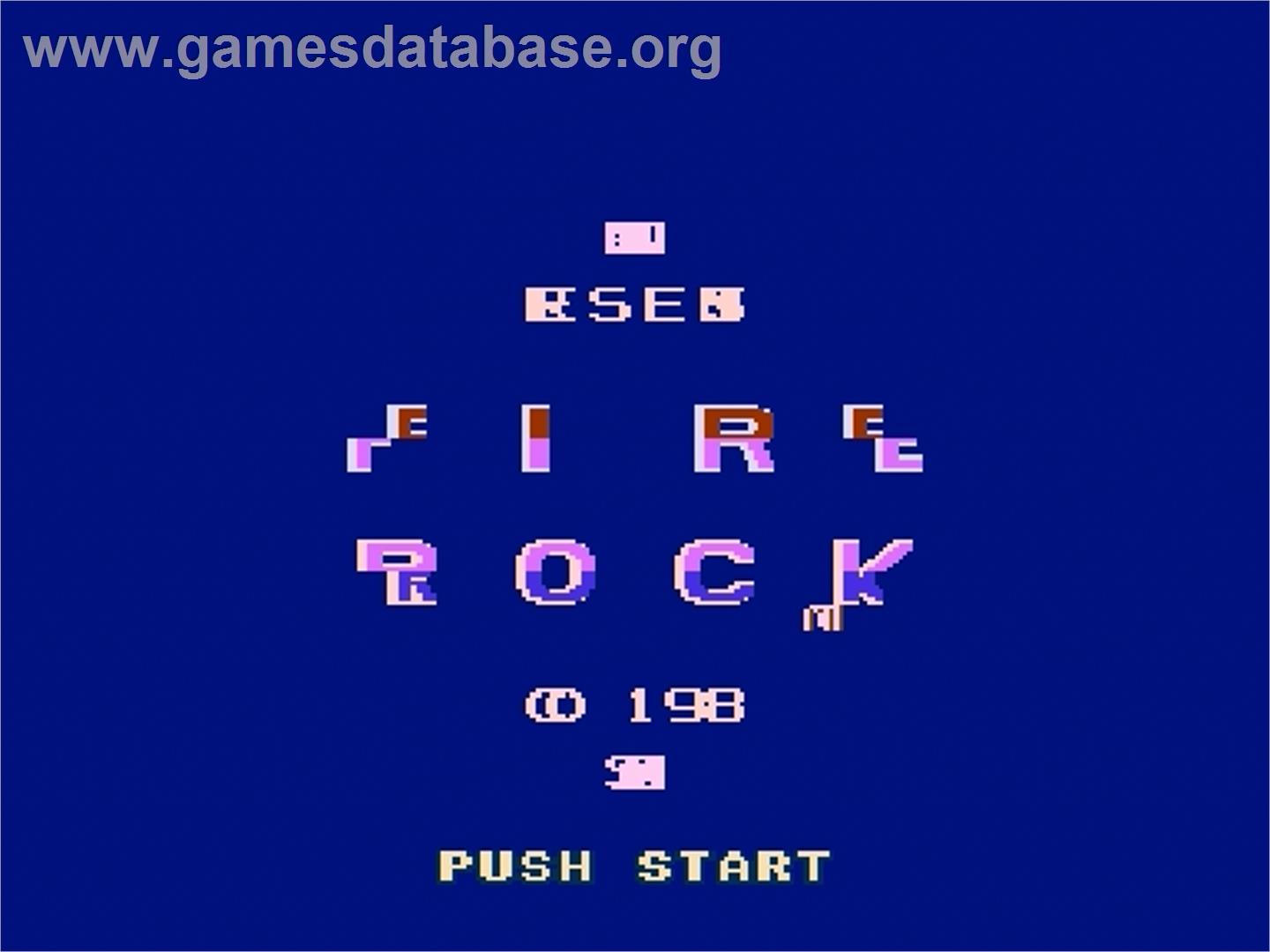 Fire Rock - Nintendo Famicom Disk System - Artwork - Title Screen