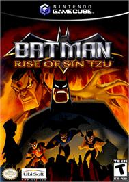 Box cover for Batman: Rise of Sin Tzu on the Nintendo GameCube.