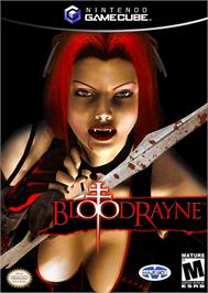 Box cover for BloodRayne on the Nintendo GameCube.