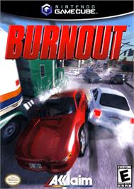 Box cover for Burnout on the Nintendo GameCube.