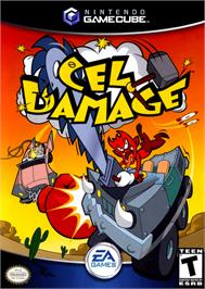 Box cover for Cel Damage on the Nintendo GameCube.