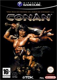 Box cover for Conan on the Nintendo GameCube.