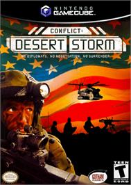 Box cover for Conflict: Desert Storm on the Nintendo GameCube.