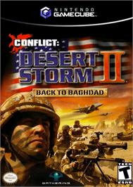 Box cover for Conflict: Desert Storm II: Back to Baghdad on the Nintendo GameCube.