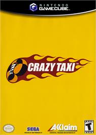 Box cover for Crazy Taxi on the Nintendo GameCube.