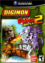 Box cover for Digimon Rumble Arena 2 on the Nintendo GameCube.