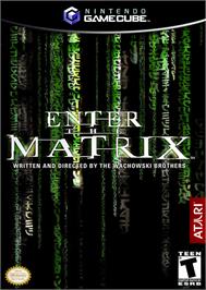 Box cover for Enter the Matrix on the Nintendo GameCube.
