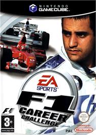 Box cover for F1 Career Challenge on the Nintendo GameCube.