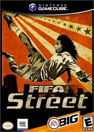 Box cover for FIFA Street on the Nintendo GameCube.