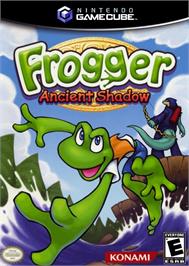 Box cover for Frogger: Ancient Shadow on the Nintendo GameCube.