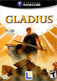 Box cover for Gladius on the Nintendo GameCube.