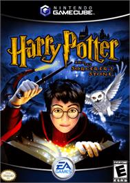 Box cover for Harry Potter and the Sorcerer's Stone on the Nintendo GameCube.